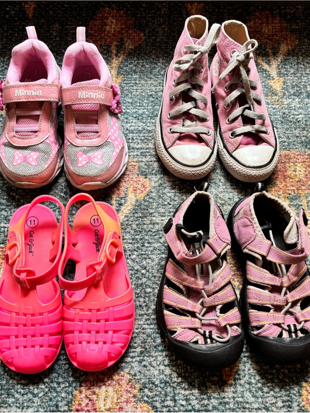Size 11 Girls Pink Shoe bundle